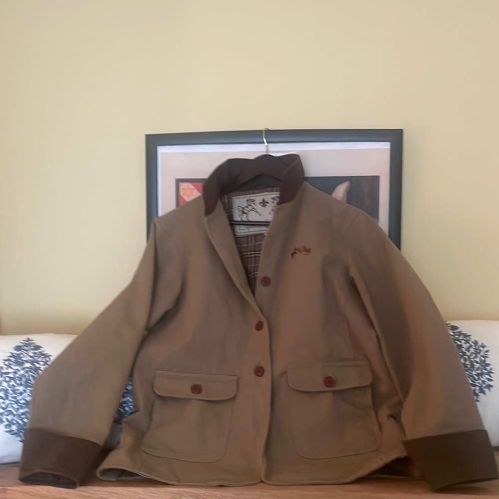 EQUESTRIAN - Equine Couture Barn Coat (Has imperfections)